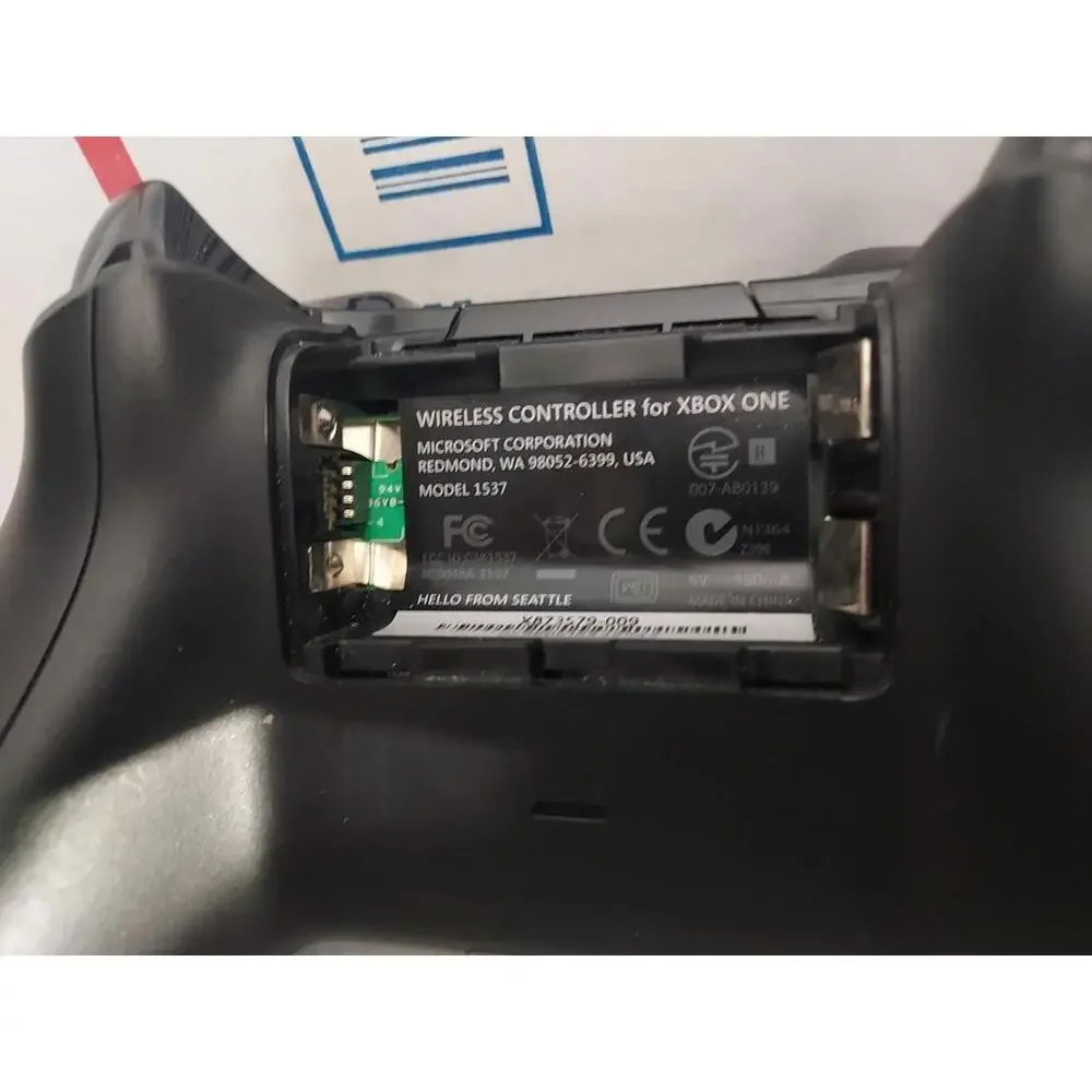 Xbox Controller Wireless Carbon Black Xbox one No Battery No Battery Cap - #421